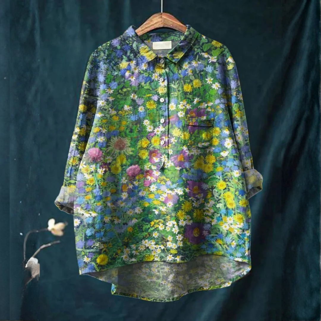 Grace | Chemise Fleurs de Jardin