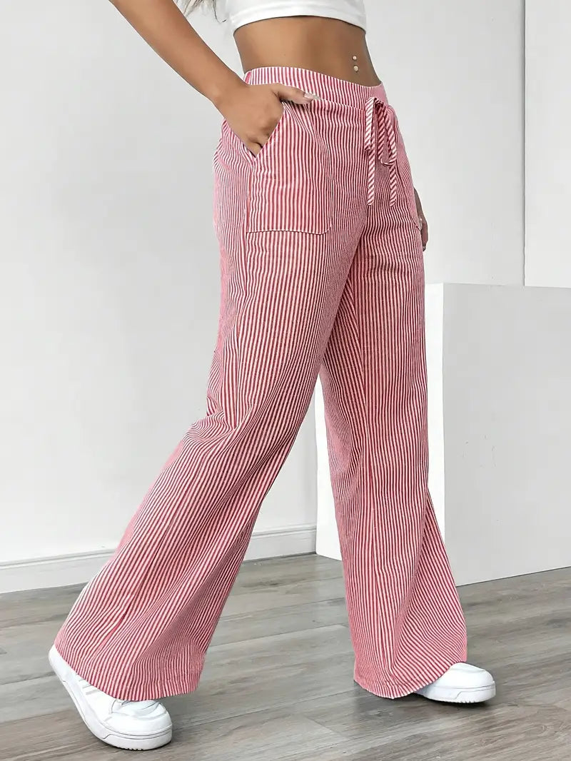 Alina | Pantalons Décontractés Stylés à Cordon
