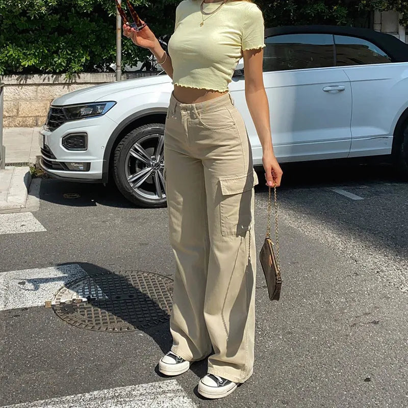 JADWIGA – PANTALONS CARGO FEMME AJUSTABLES