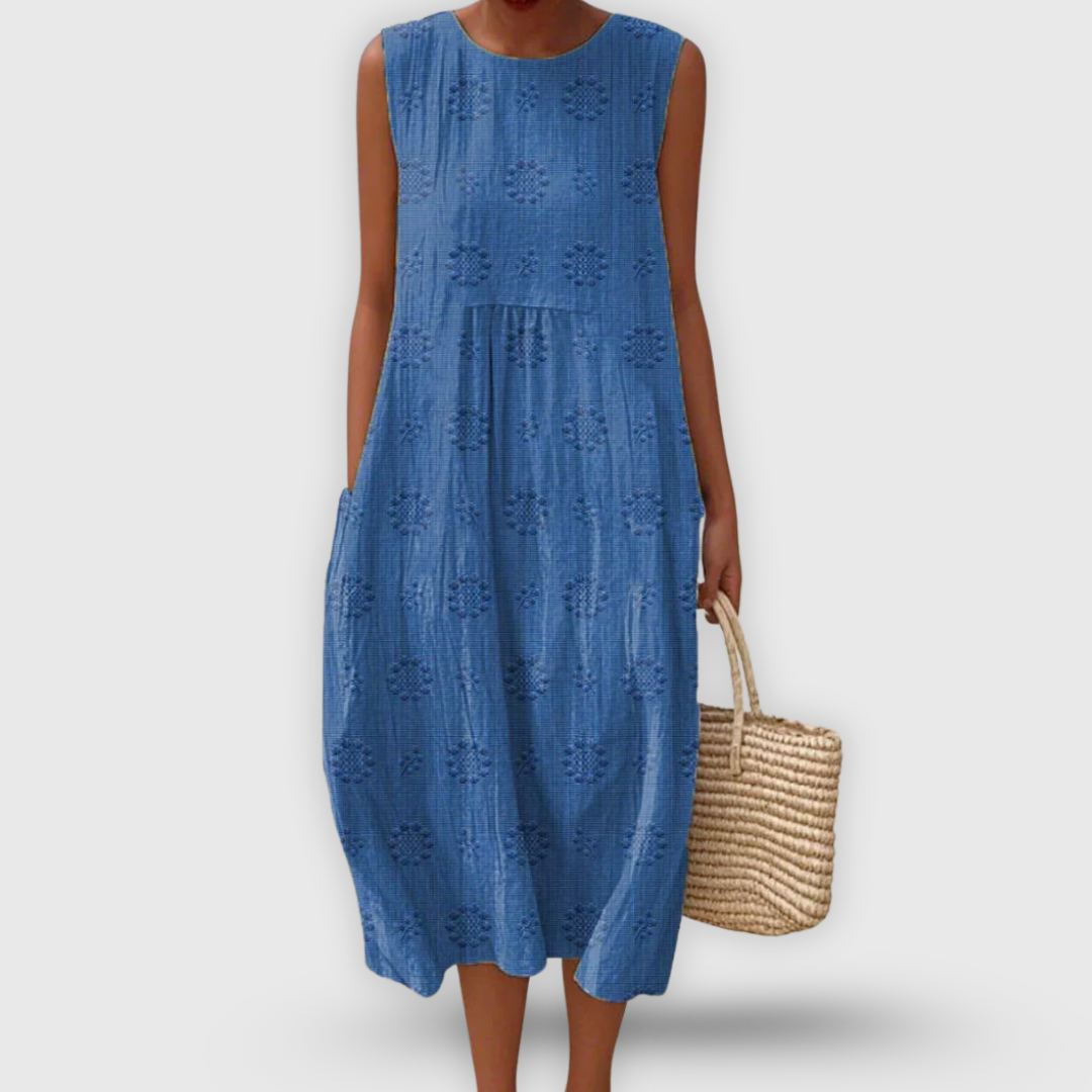 Chiara – Boho Dress with Embroidery