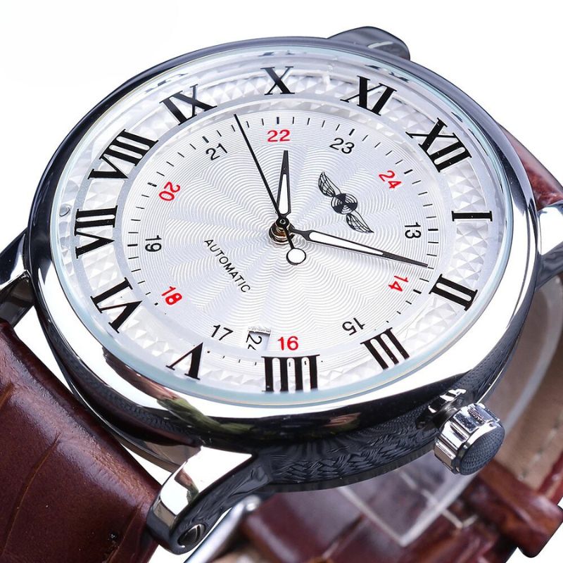 Montre Automatique Complète en Cuir de Luxe™ - Olsen & Olsen
