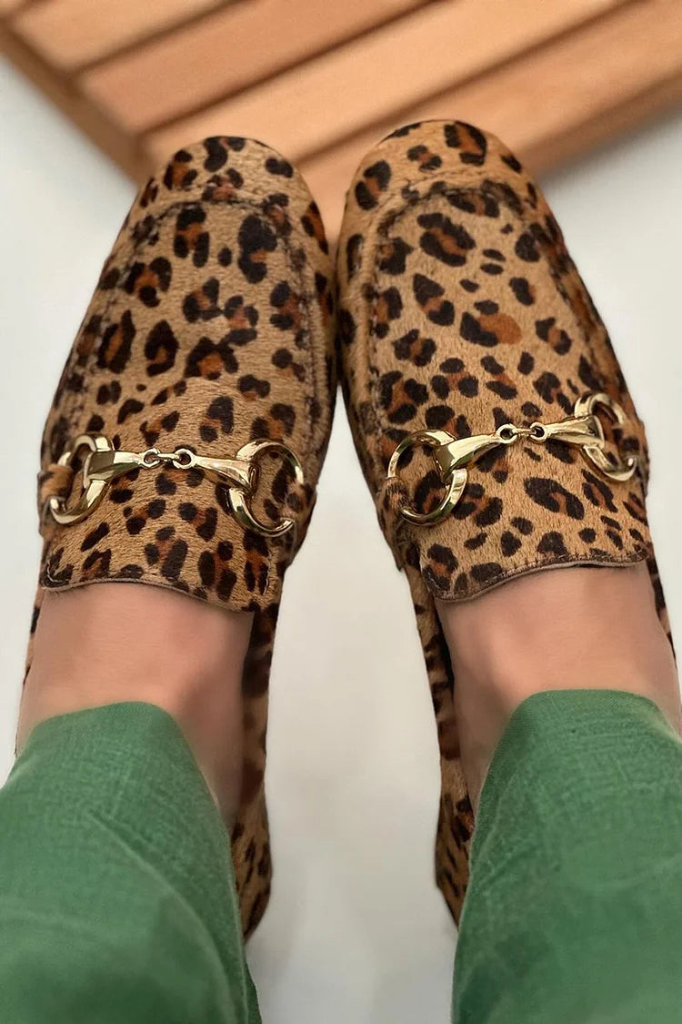 MOCASSIN AVEC IMPRIMÉ LEOPARD