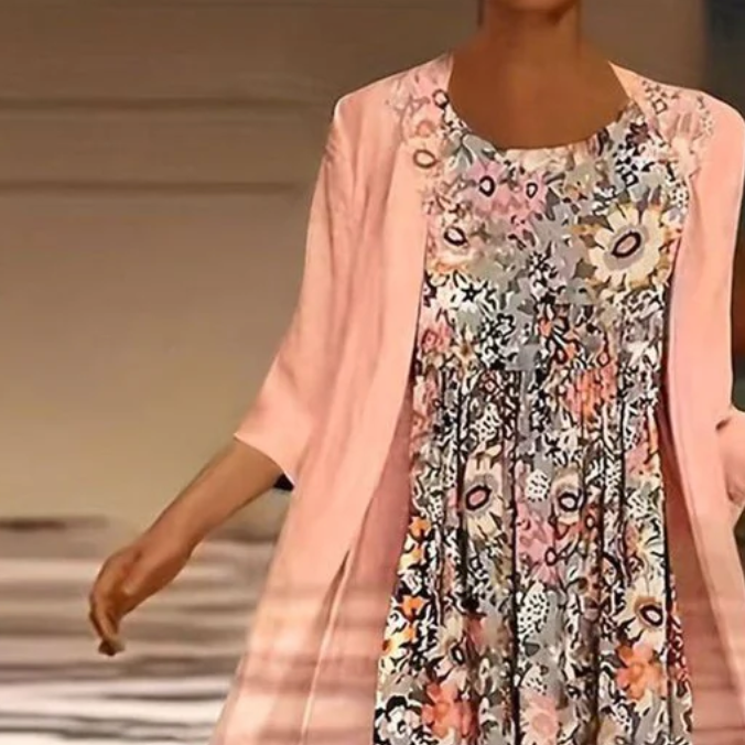 Elisa – Boho Floral Dress