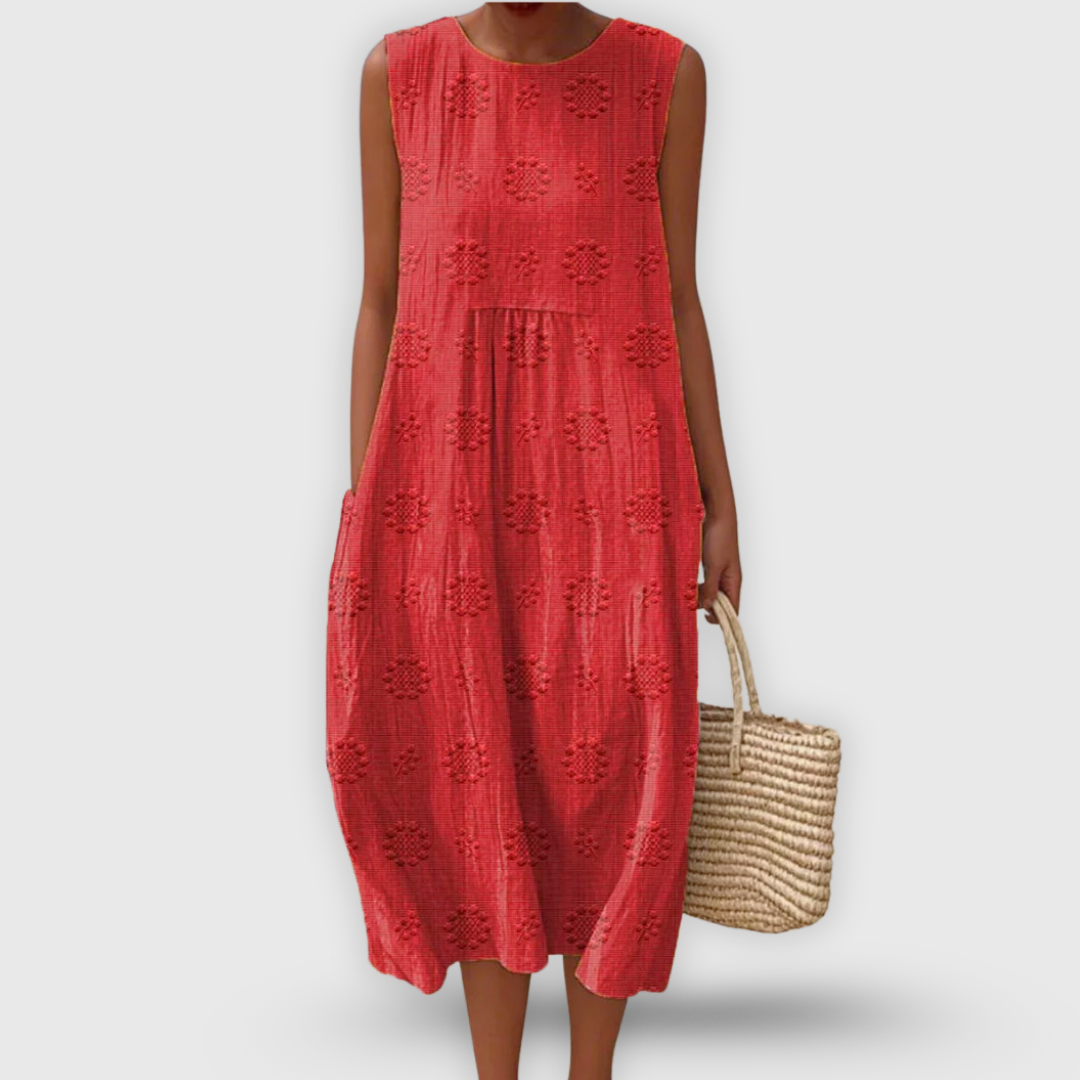 Chiara – Boho Dress with Embroidery