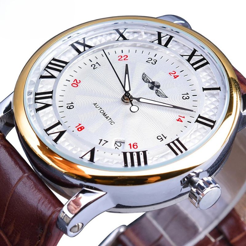 Montre Automatique Complète en Cuir de Luxe™ - Olsen & Olsen