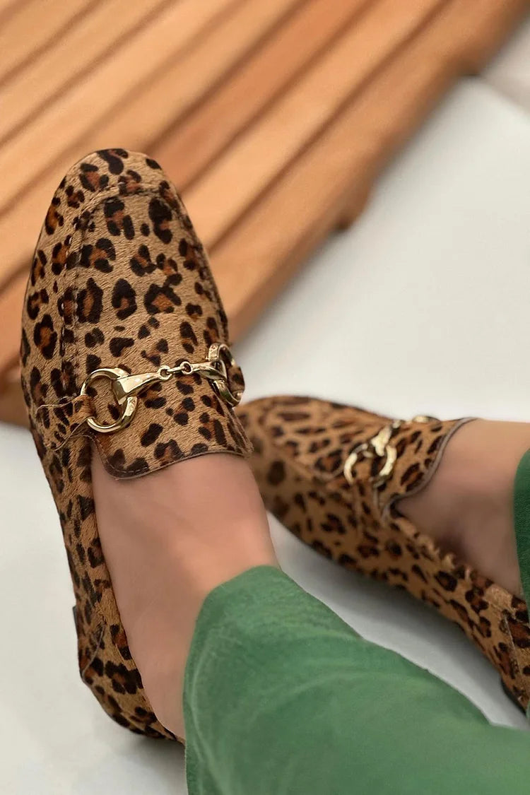 MOCASSIN AVEC IMPRIMÉ LEOPARD
