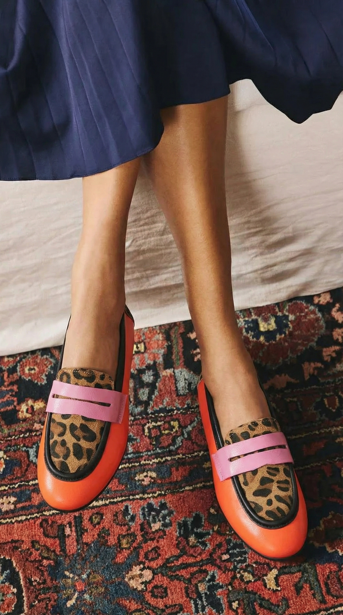 MOCASSINS MULTICOLORES ÉLÉGANTS