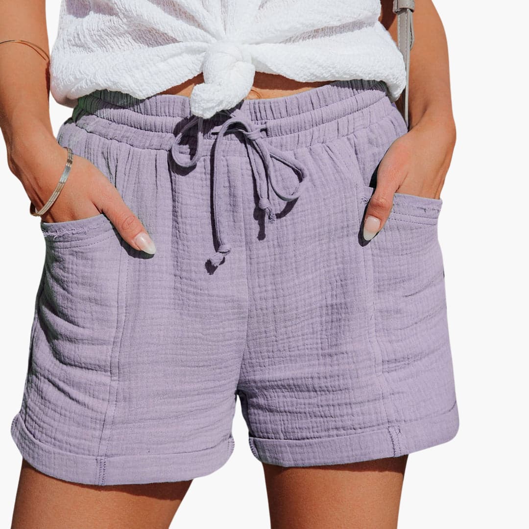 Emma | Shorts décontractés à cordon de serrage élégants