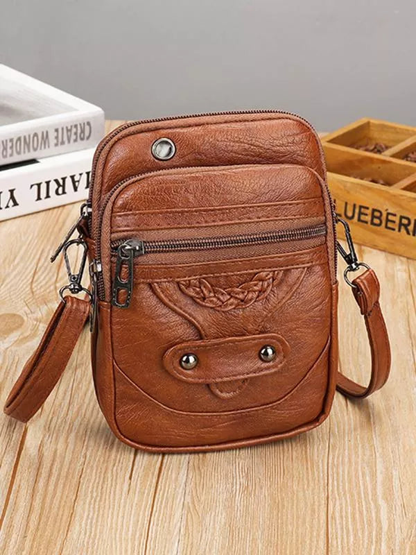Vellana - Sac à bandoulière en cuir vintage