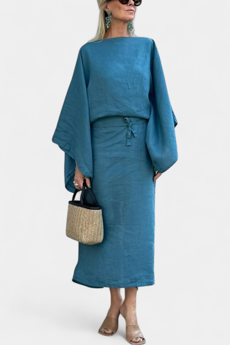 Kamilia | Kimono Dress with Belt - Limited Edition