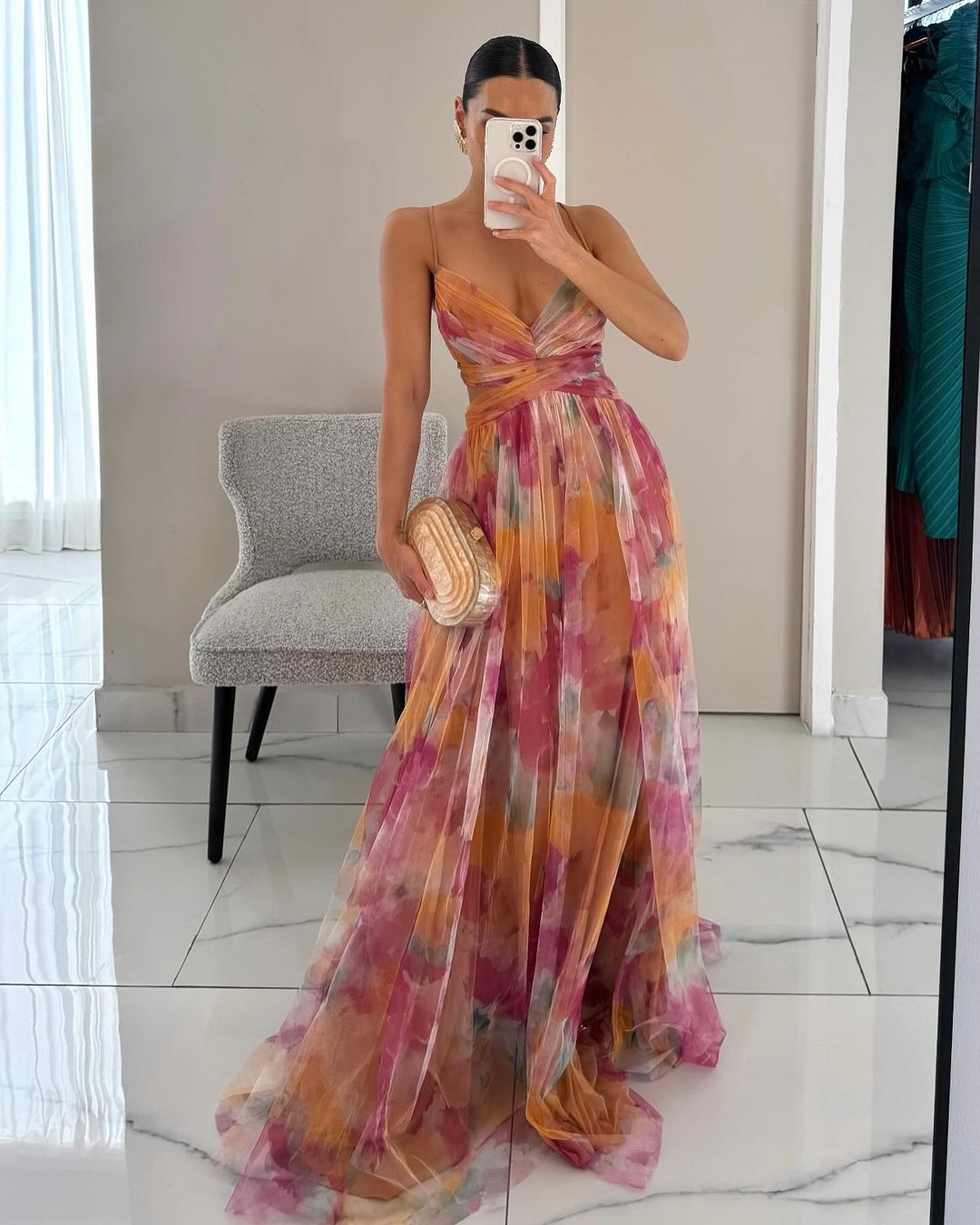 Giselle™ | Charming Floral Maxi Dress