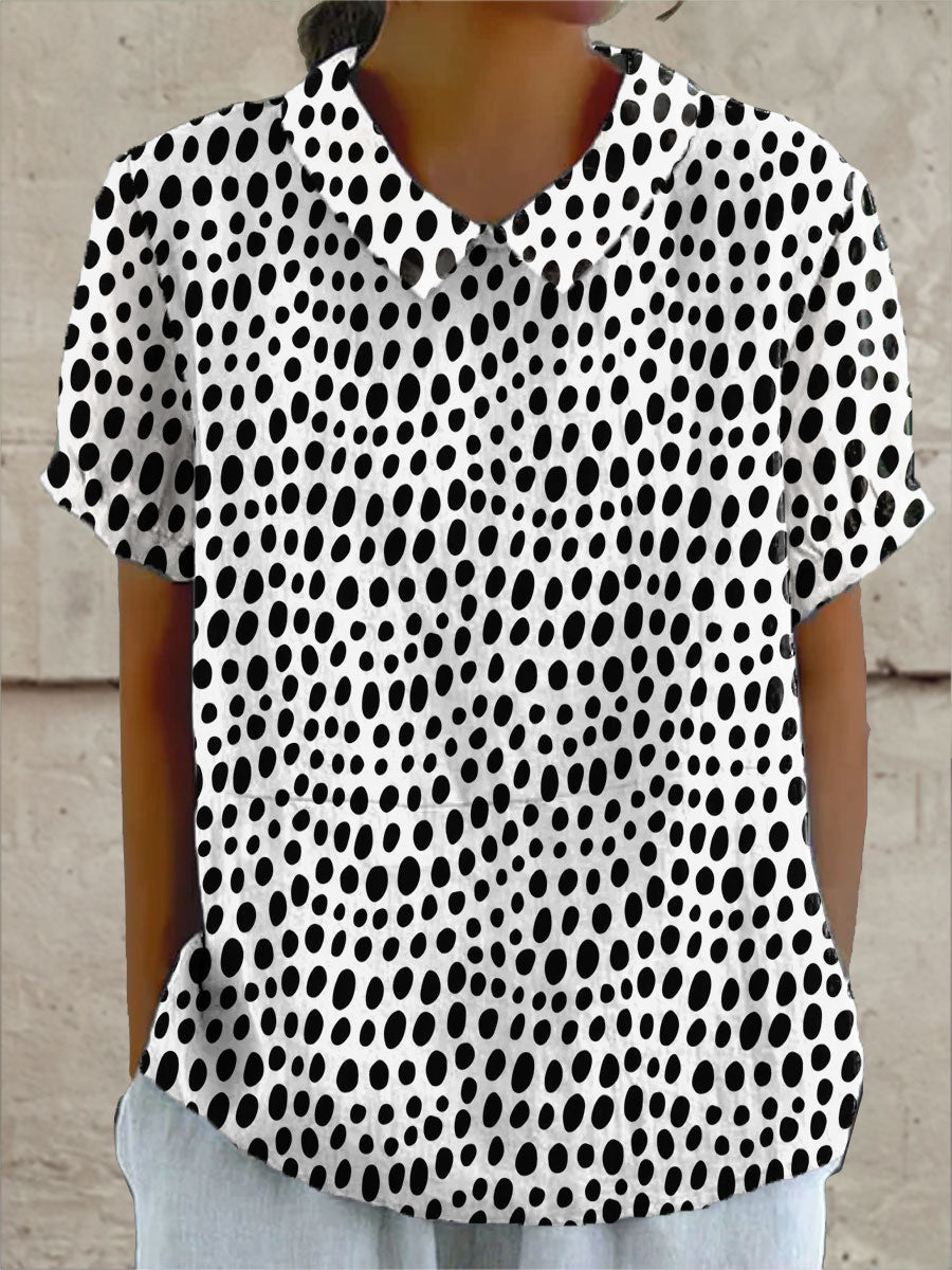 Lily | Chemise à Imprimé Pois