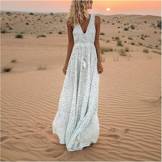 Gaia – Boho Maxi Dress