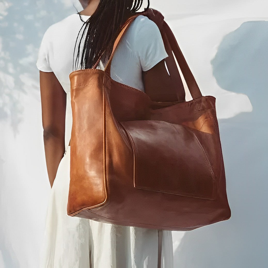 Aurora - Sac en cuir vintage à bandoulière