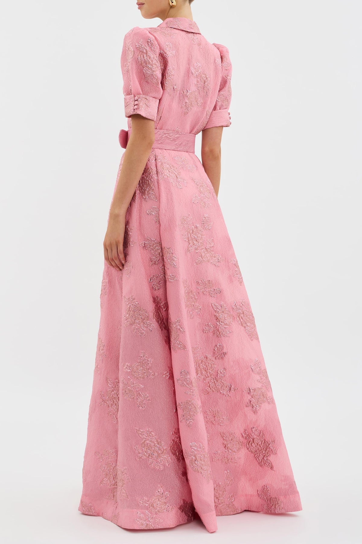 Anabella - Robe avec Manches Bouffantes Courtes