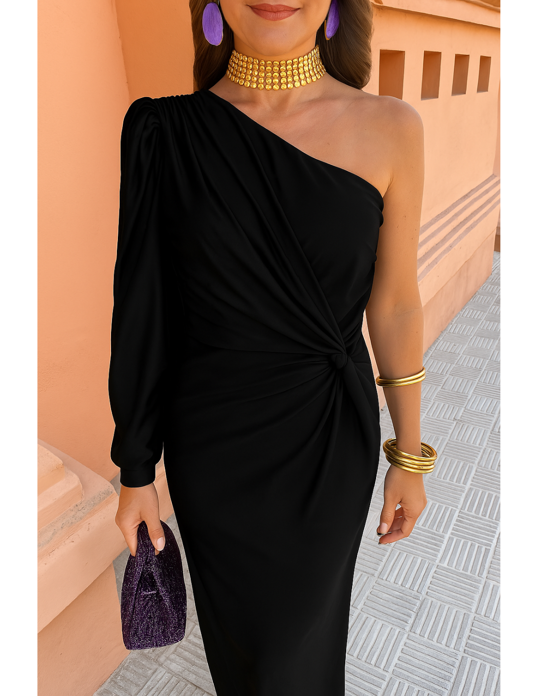 Alaysia™ | Long Black Summer Dress