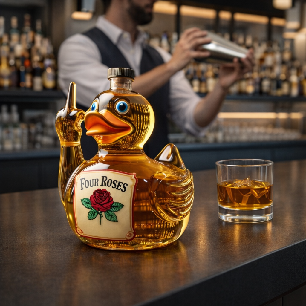 Bouteille de Whiskey - Édition Canard Rebelle
