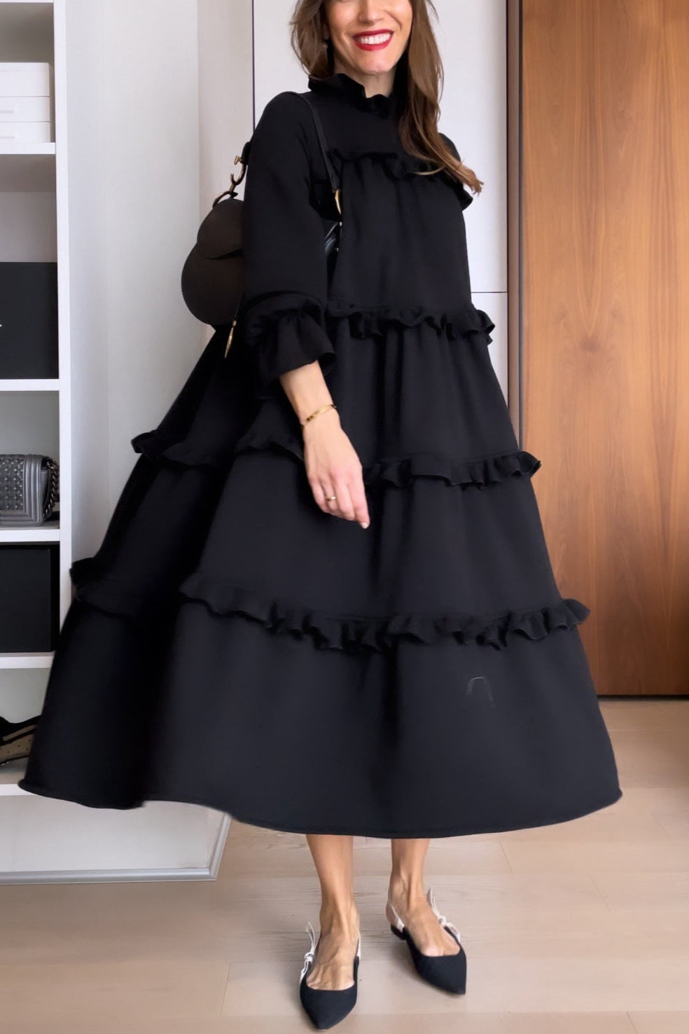 Robe Sweat Ruffle Casual-Chic Jada