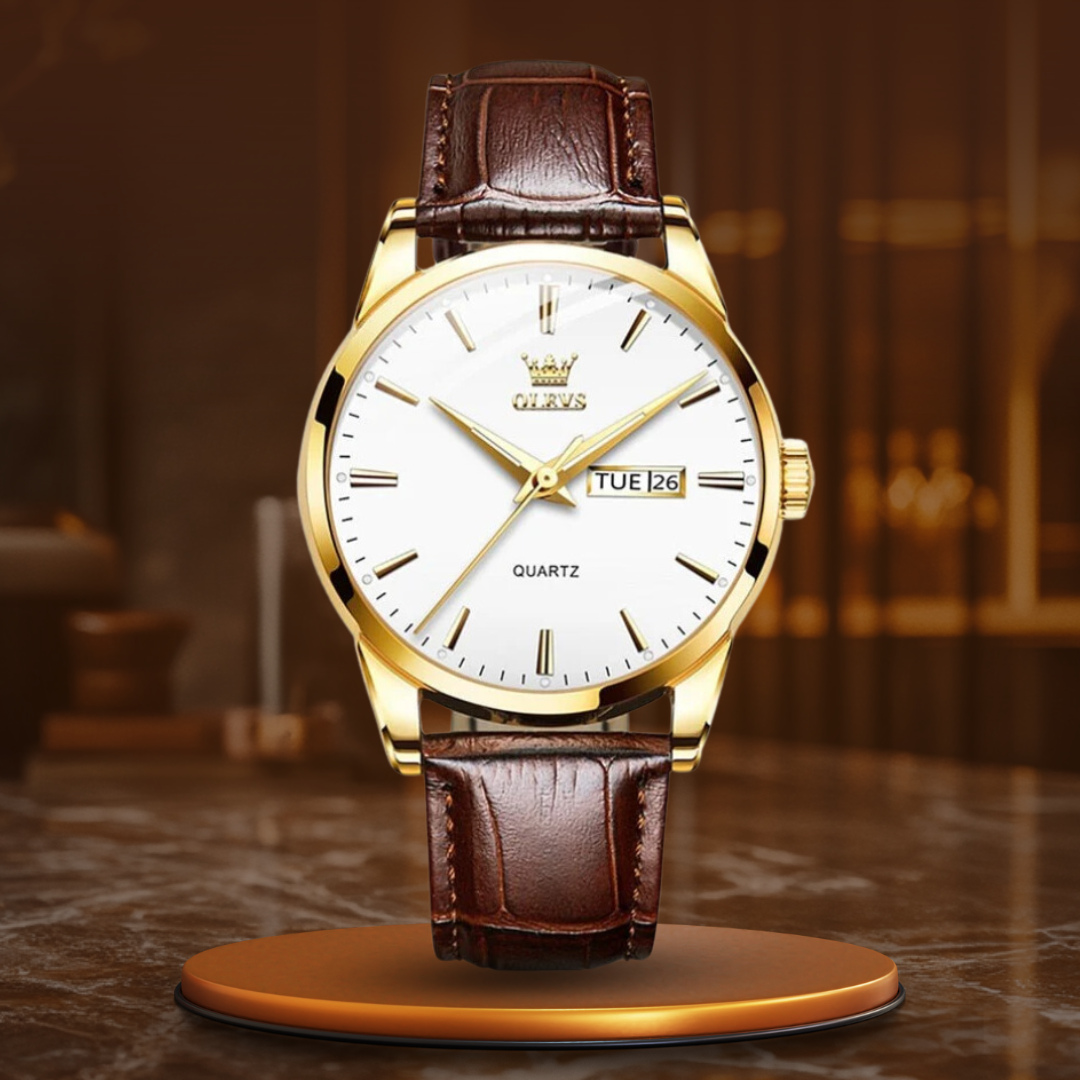 Montre en cuir de luxe pour homme™ Olsen & Olsen