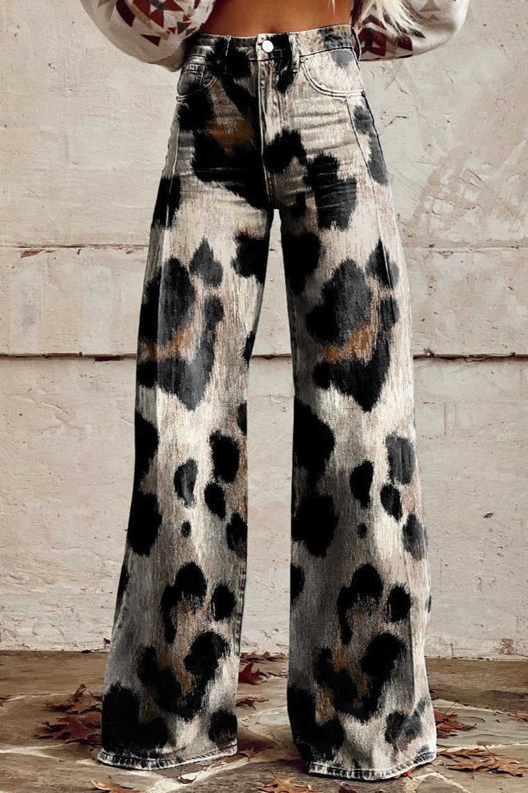Cheetah - Pantalon Élégant Bohème