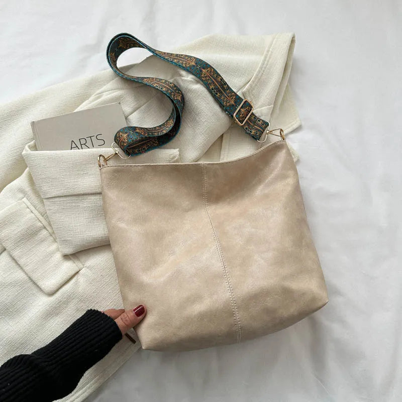 Chelsey - Sac Bandoulière en Cuir Vintage