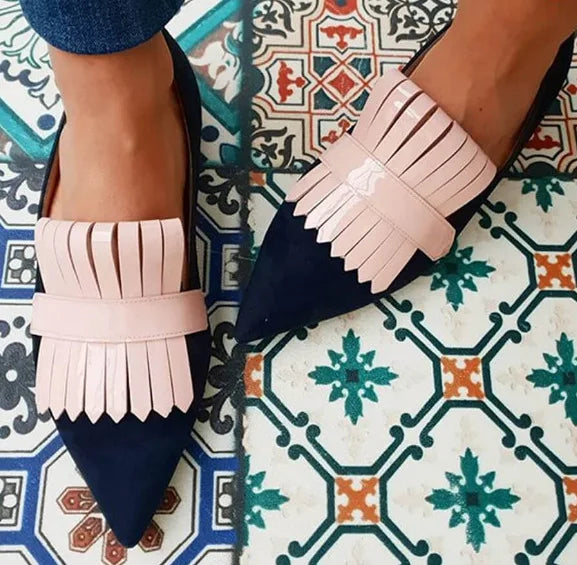 DÉCOLLETÉ AVEC TALON OUVERT À L'ARRIÈRE