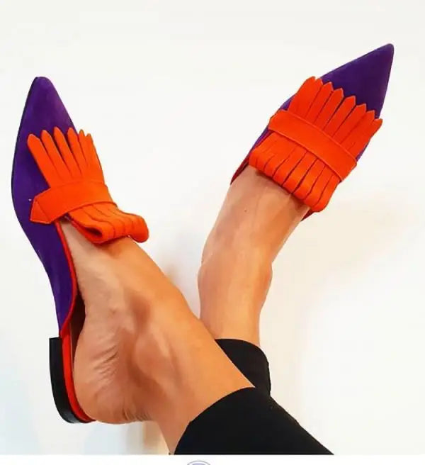 DÉCOLLETÉ AVEC TALON OUVERT À L'ARRIÈRE