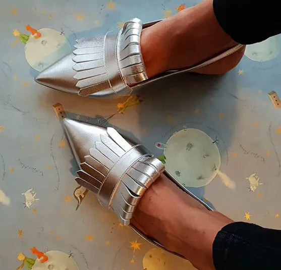 DÉCOLLETÉ AVEC TALON OUVERT À L'ARRIÈRE