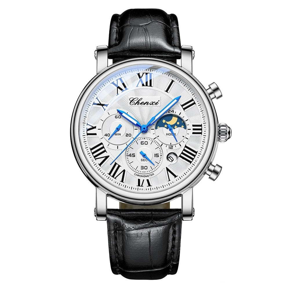 Montre Quartz avec Bracelet en Cuir de Luxe™ - Olsen & Olsen