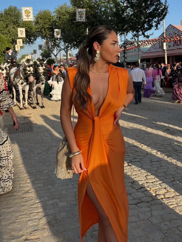 Moriah™ | Women's Pleated Maxi Dress