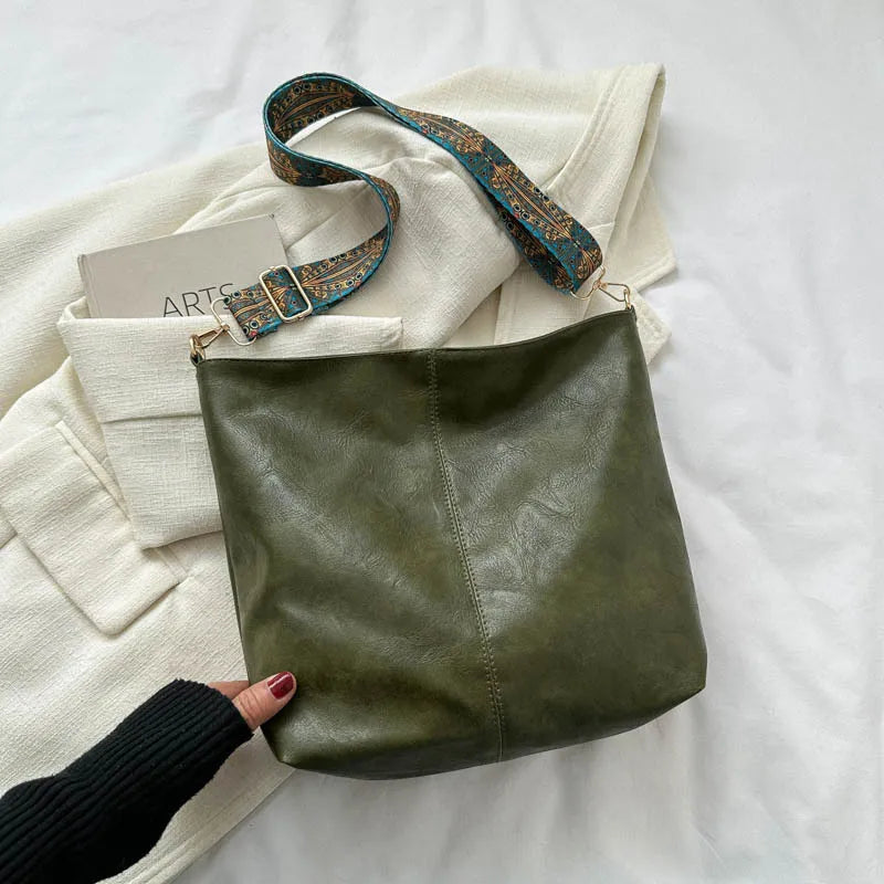 Chelsey - Sac Bandoulière en Cuir Vintage