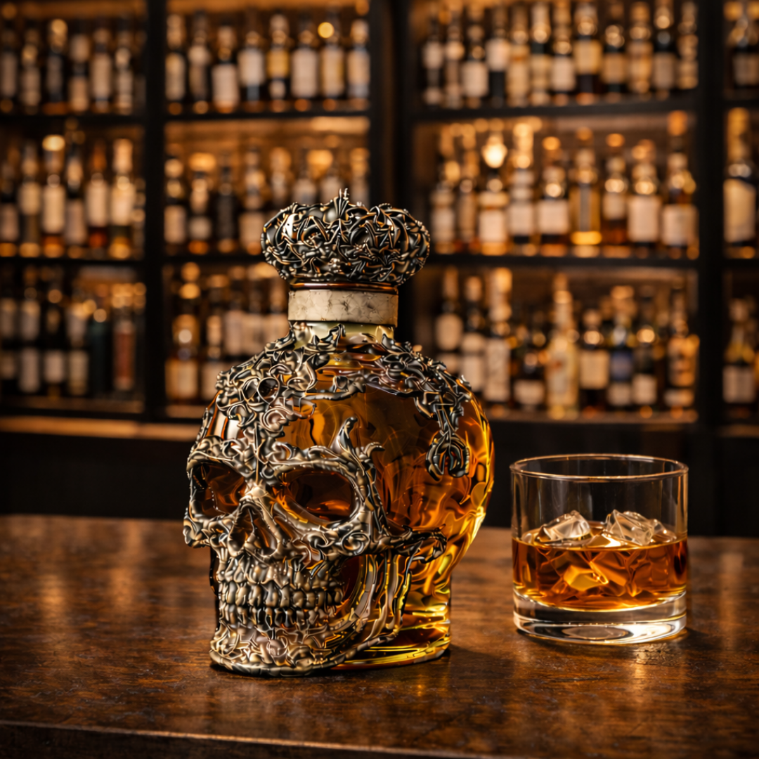 Bouteille de Whisky - Édition Crânes
