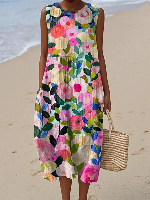 Noa - Robe Midi Quotidienne