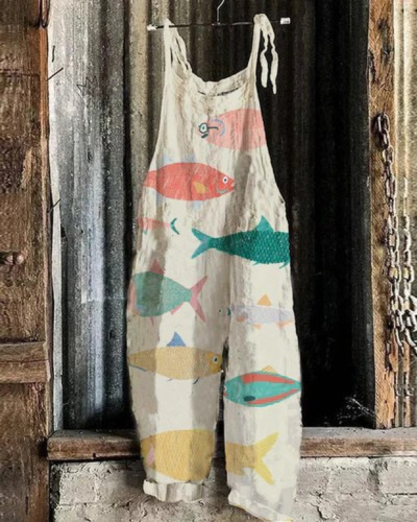 Zoe | Vintage Multicolor Jumpsuit