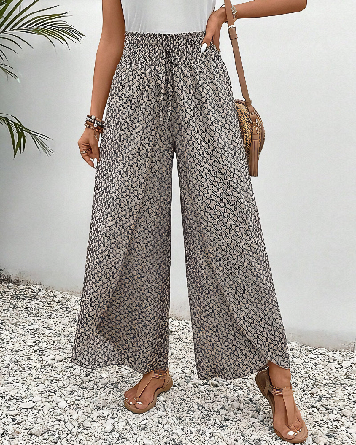 Jessica | Pantalon Large Détendu