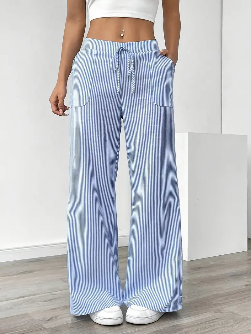Alina | Pantalons Décontractés Stylés à Cordon