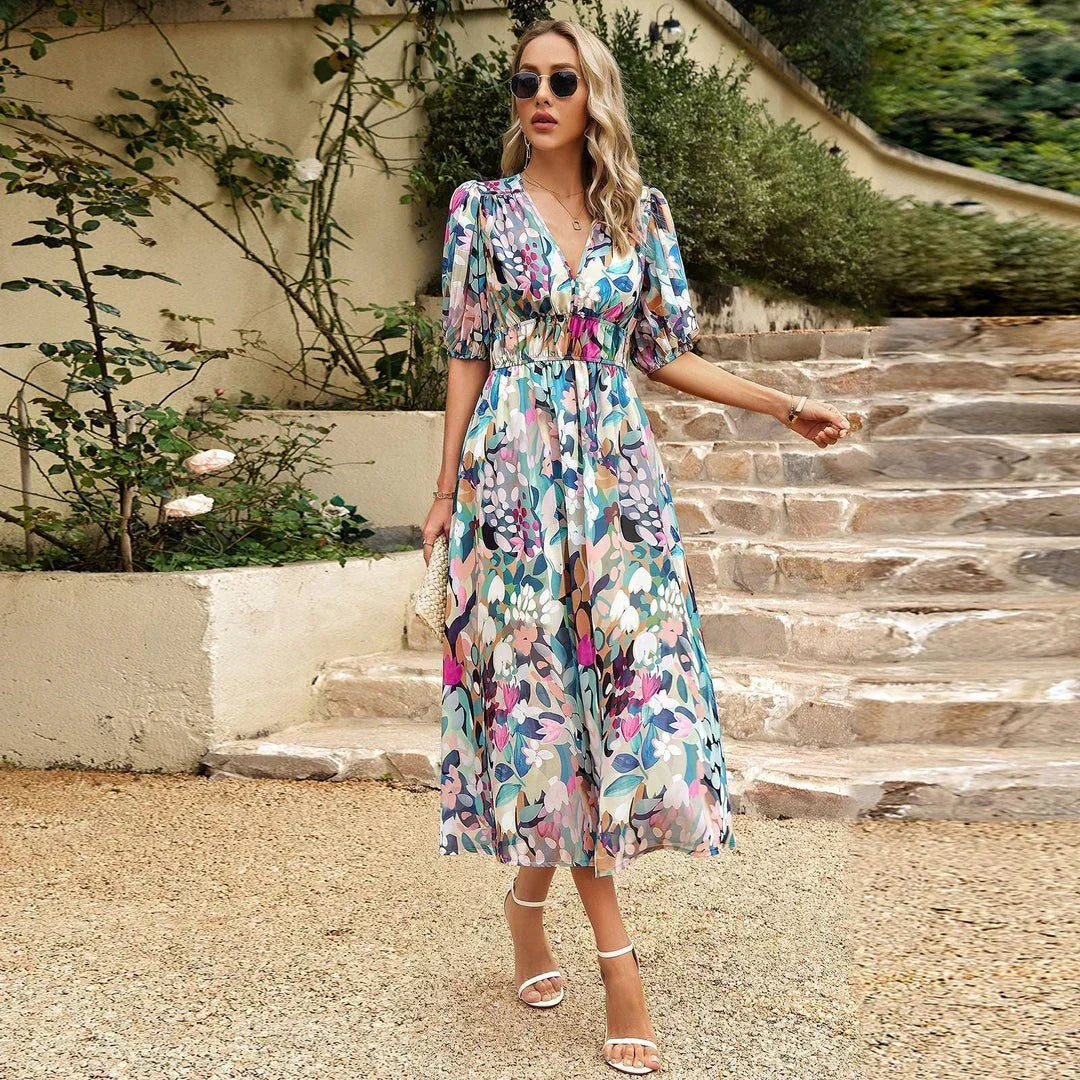 Orina™ | Robe Élégance Décolleté en V