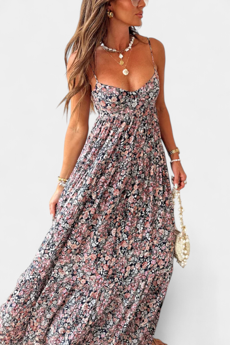 Robe Maxi Reyna avec Dos Nu