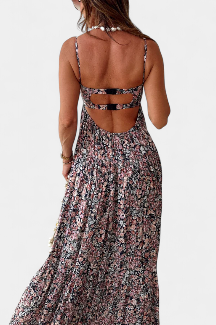 Robe Maxi Reyna avec Dos Nu