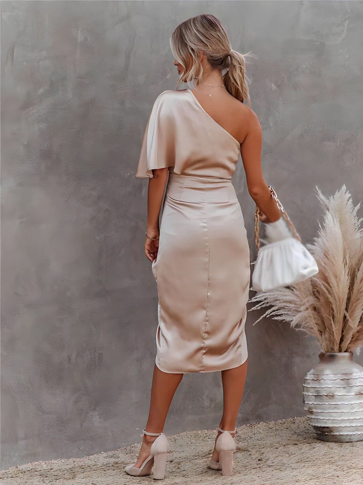 Dhalia | Elegant Asymmetrical Dress