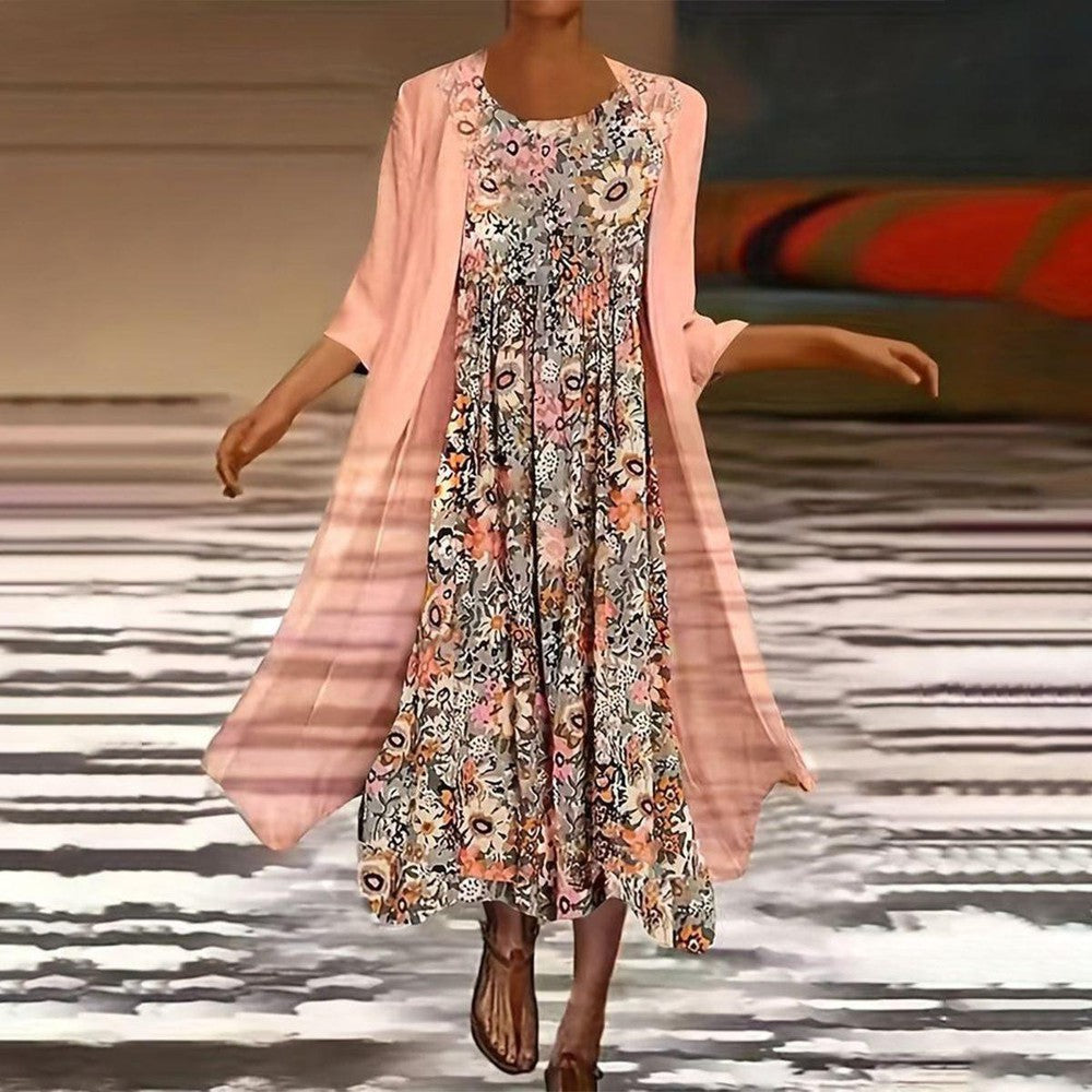 Elisa – Boho Floral Dress