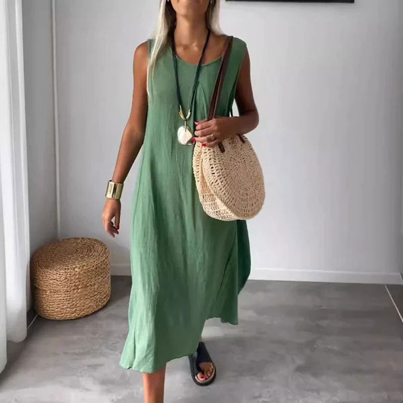 Amelia – Sleeveless Boho Dress