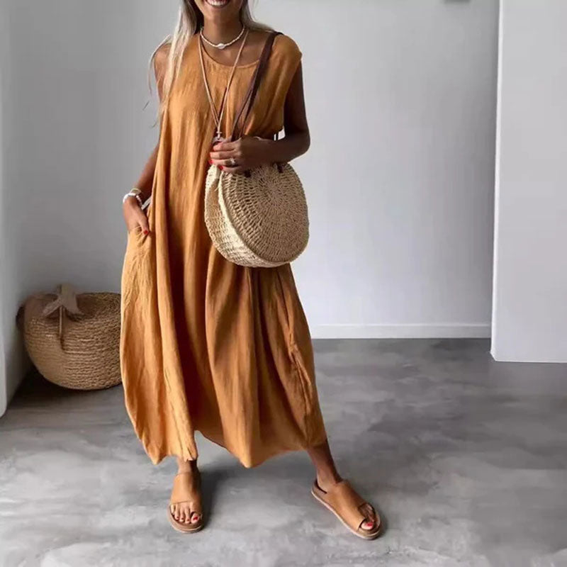 Amelia – Sleeveless Boho Dress