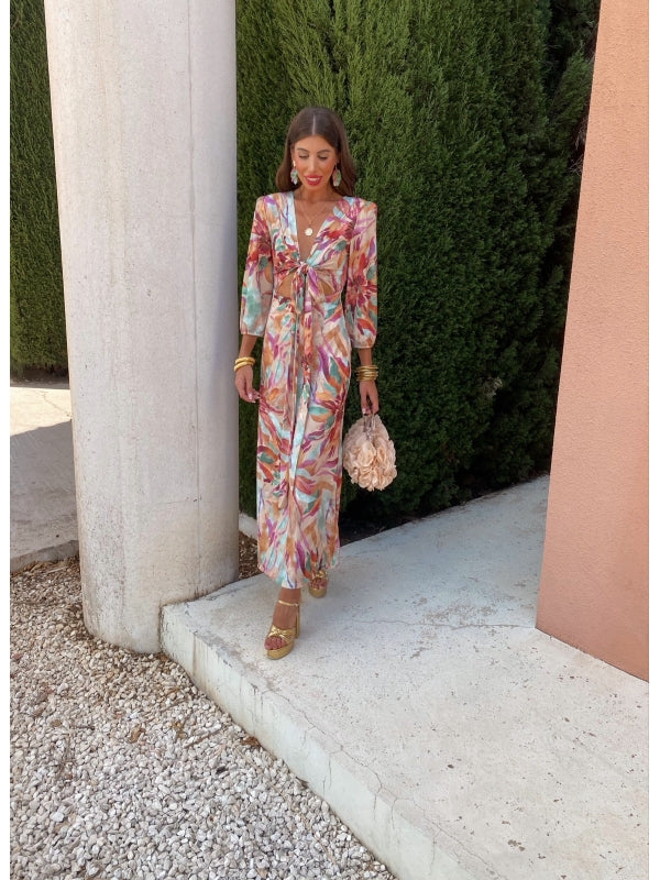 Danika | Robe Élégante avec Découpe
