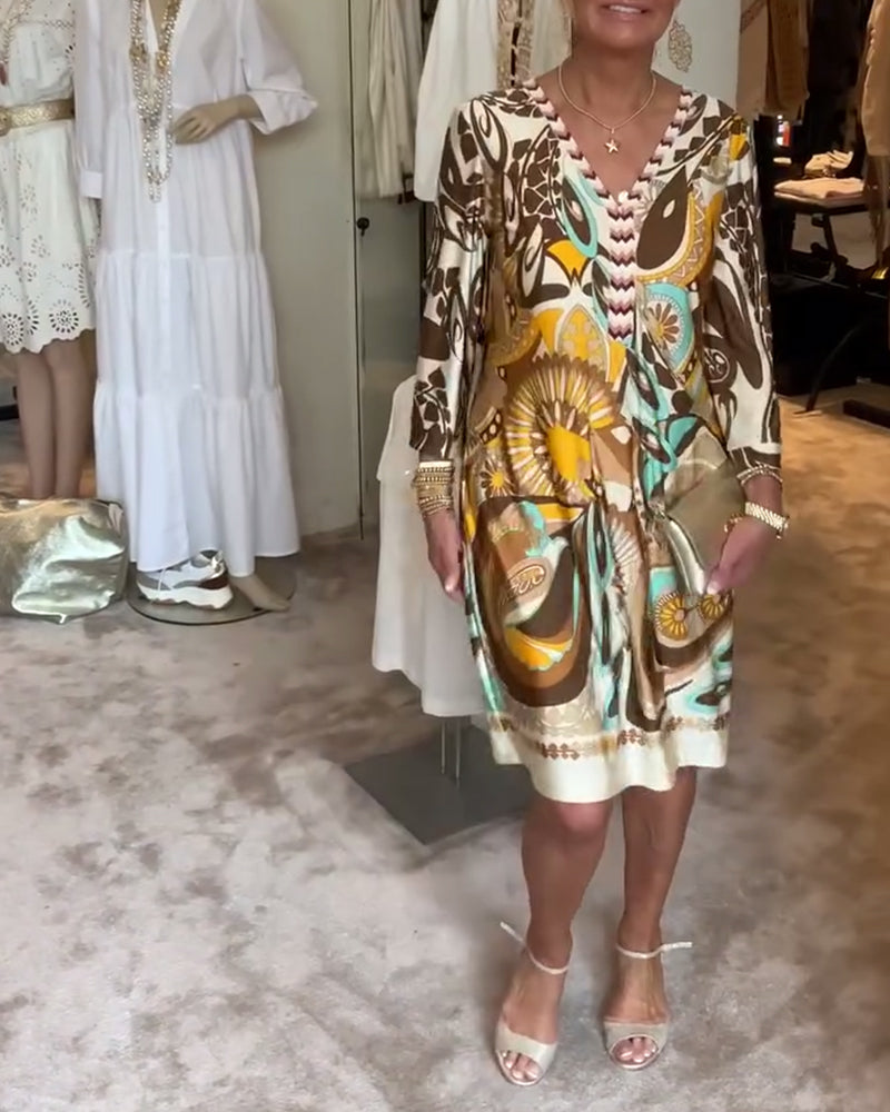 Marta – Printed Boho Dress