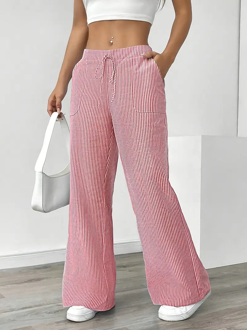 Alina | Pantalons Décontractés Stylés à Cordon