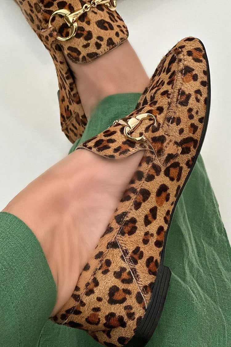MOCASSIN AVEC IMPRIMÉ LEOPARD