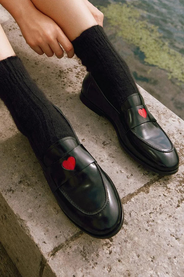 MOCASSIN CLASSIQUE AVEC DÉTAIL EN FORME DE CŒUR