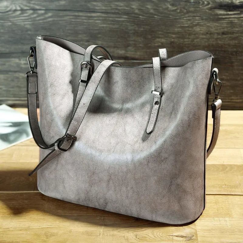 Nicole - Sac à bandoulière en cuir vintage