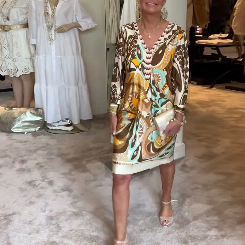 Marta – Printed Boho Dress